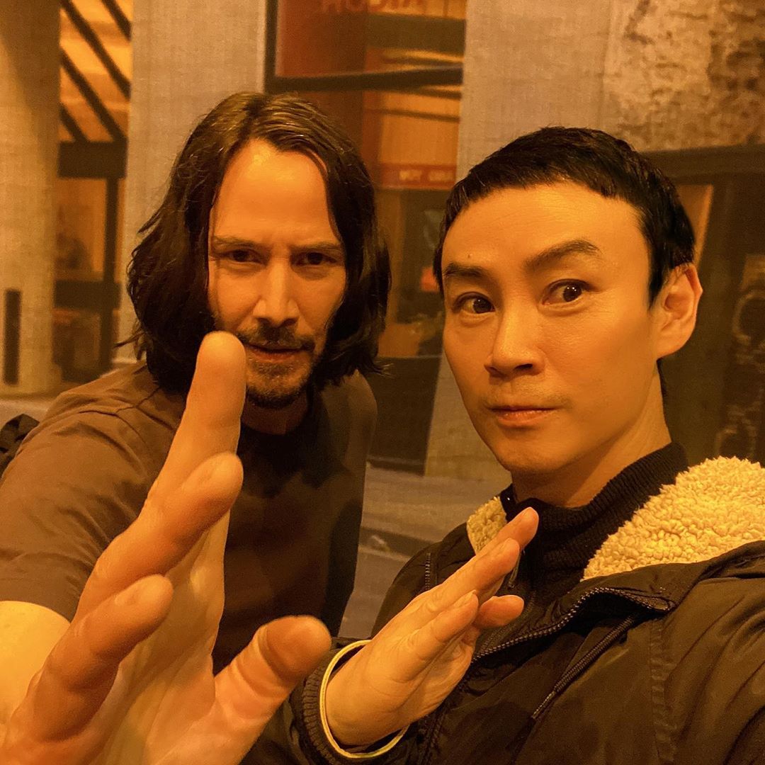 Keanu_TheClub's tweet photo. Photo via tigerchenhu  on ig 
"See you brother" #keanureeves #matrix4 #tigerchen #projecticecream https://t.co/b6d48e0pKO
