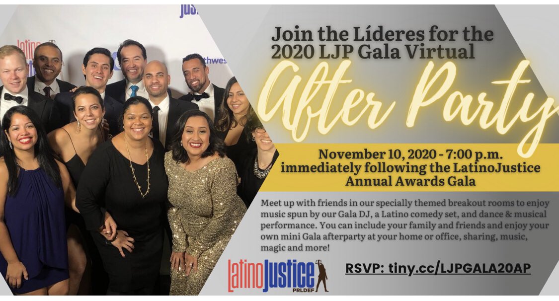 OneStephUp's tweet image. Join the @latinojustice Líderes for an unforgettable #Gala night of celebration! RSVP: tiny.cc/LJPGALA20AP