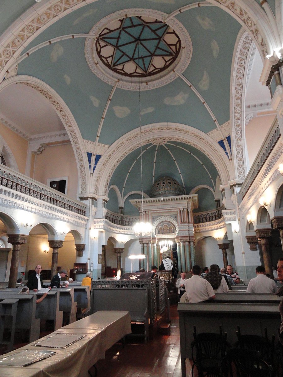 Lithuania used 2 have a mighty jewish population, with the capital being 45% jewish just b4 WW2. There is 1 remaining functioning place of worship now, the delightful Choral Synagogue of Vilnius from 1903, with what I think is one of the most beautiful Aron Kodeshes anywhere