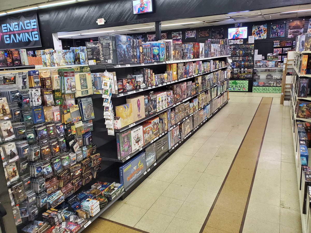 Surprise! We've added 4 feet to the ends of our board game sections. Have you been eyeing one of our many games? Don't worry it may have moved. We also still do special orders if you still don't see what you're looking for!