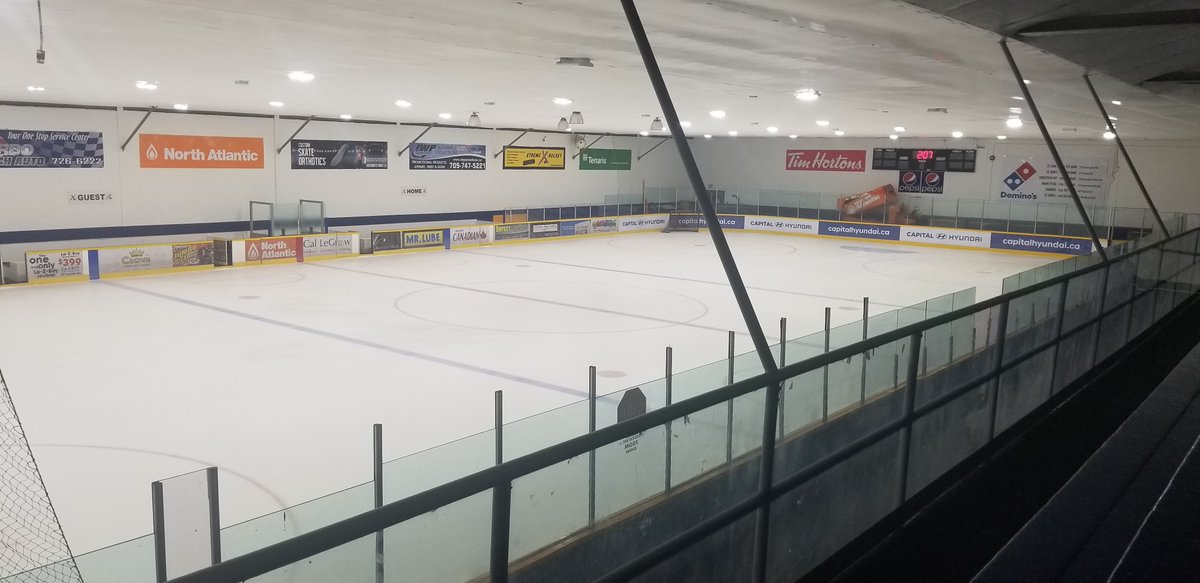 4/ 4/4During my last trip home in 2018, I made a point of visiting Prince of Wales (now Capital Hyundai) Arena, & was delighted to find the door unlocked so I could sneak in & reminisce. Nothing special, but in my youth one of the very few hockey rinks in town.  #RIPHowieMeeker
