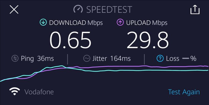 @ViBusinessIndia @ViCustomerCare This is 3 speedtests of "The fastest network in India, verified by @Speedtest<a class="tags" target="_blank" title="On Twitter" href="/?out=eyJ0eXAiOiJKV1QiLCJhbGciOiJIUzUxMiJ9.eyJpYXQiOjE3MjU0OTk4MDEsImlzcyI6InR3cG9ybnN0YXJzLmNvbSIsIm5iZiI6MTcyNTQ5OTgwMSwiZXhwIjoxNzU3MDM1ODAxLCJyZWRpcmVjdF91cmwiOiJodHRwczovL3R3aXR0ZXIuY29tL1ZpQnVzaW5lc3NJbmRpYSJ9.zGkL7WR0b9cTzTO_DjoIWy7lPiAo0YpKXnpF95Qo0kZV4dqixUBHrUdbrw3JVu1Z8QdGZX2p5xxnmkjUESGn4A">@ViBusinessIndia</a><a class="tags" target="_blank" title="On Twitter" href="/?out=eyJ0eXAiOiJKV1QiLCJhbGciOiJIUzUxMiJ9.eyJpYXQiOjE3MjU0OTk4MDEsImlzcyI6InR3cG9ybnN0YXJzLmNvbSIsIm5iZiI6MTcyNTQ5OTgwMSwiZXhwIjoxNzU3MDM1ODAxLCJyZWRpcmVjdF91cmwiOiJodHRwczovL3R3aXR0ZXIuY29tL1ZpQ3VzdG9tZXJDYXJlIn0.xitsjsvks27DfXKZkIa3vAqeOSPcHAStEEdFdbVuKQspSNE3WfRU2f13W_eG1CXNsw2icBuiVzKwzCaA_DlqtA">@ViCustomerCare</a><a href="/tag/waiting"class="tags"><span>#waiting</span></a>