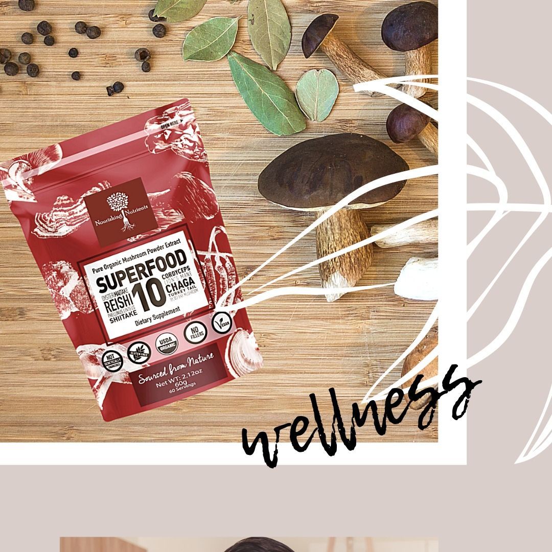 NourishNutrient's tweet photo. 🍄 PURE MUSHROOM EXTRACT includes Reishi, Chaga, Maitake, Cordyceps, Shiitake, Lions Mane, TurkeyTail, Oyster, Phellinus linteus, and Wood ear. Some powerful health benefits all in one package. 

Love superfoods? Go to our Superfood store https://t.co/HvCr7E53wg

#mushroomlove https://t.co/VutBSOvUXw