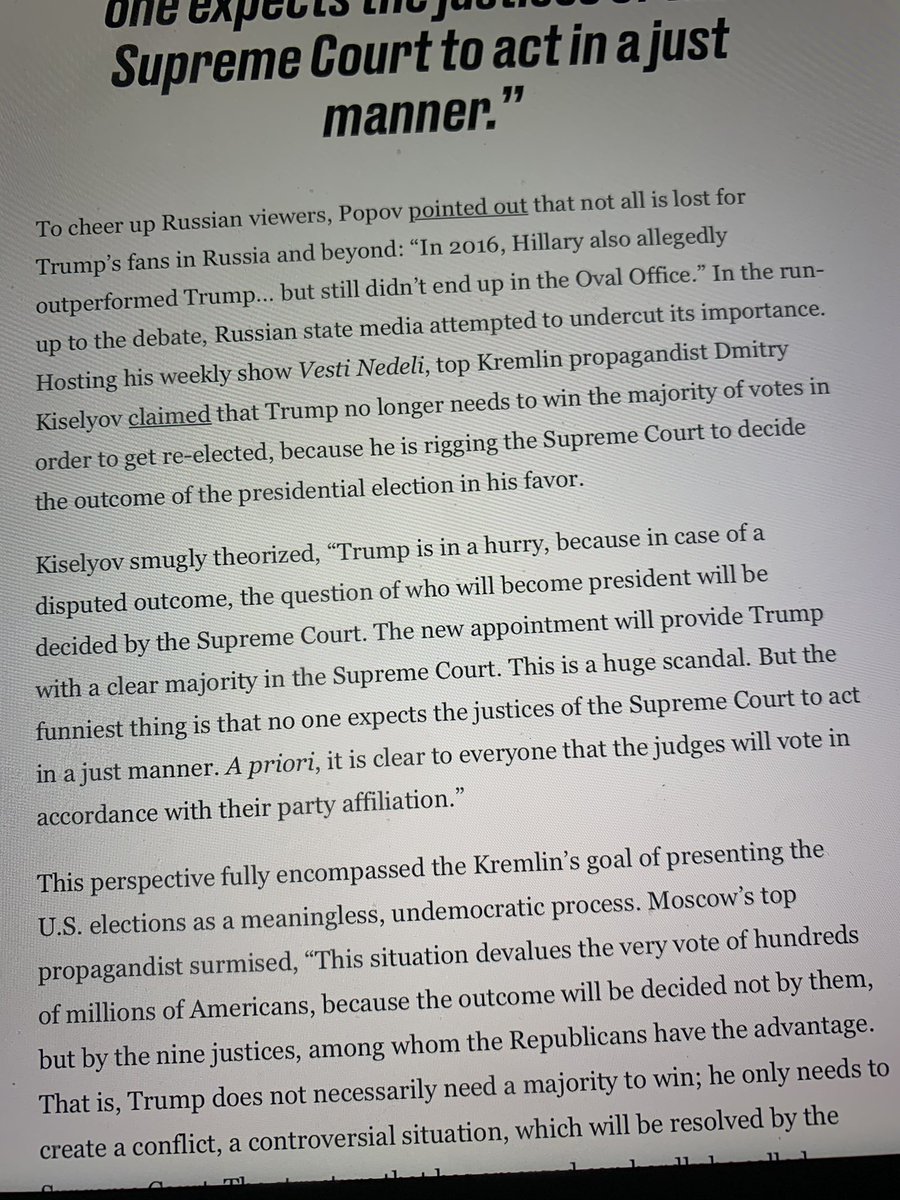 Msmanchester1's tweet photo. @tedcruz 74 million + Americans did! Now sit down, shut up &amp; pretend to be a patriot instead of running with the #PutinPlanToFinallyDestroyAmericasDemocracy as he proves that #SCOTUS &amp; our elections are corrupt! The Sept 30 article #PutinsPiglet lays it out. You’re implementing #PutinPlan https://t.co/ANjaYoaz01
