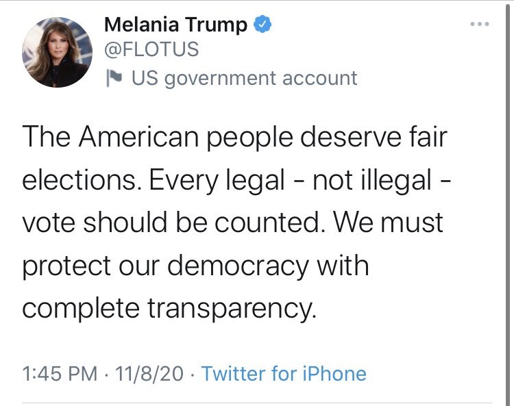 109/ Fake-sourced news by a CNNer about  @realDonaldTrump gets blown up hours later by  @FLOTUS.