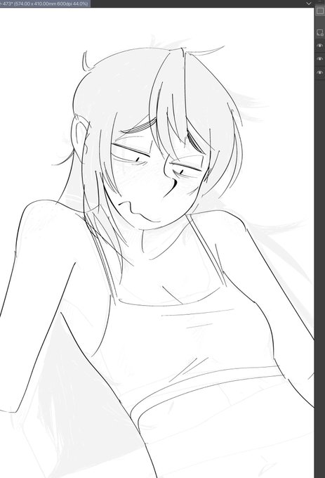 なんとなく練習のつもりで昔のをセルフでリメイクしていたら全リテイクしたくなってきてるのをこそっと 