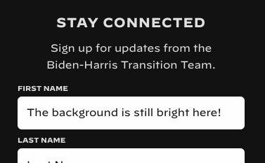 echonet_at's tweet photo. Hm, toggle the forms too, please... #accessibility #easy2see Surround them by bright borders but make text still bright on a dark background - as the whole page is. https://t.co/NEDY8xctI6