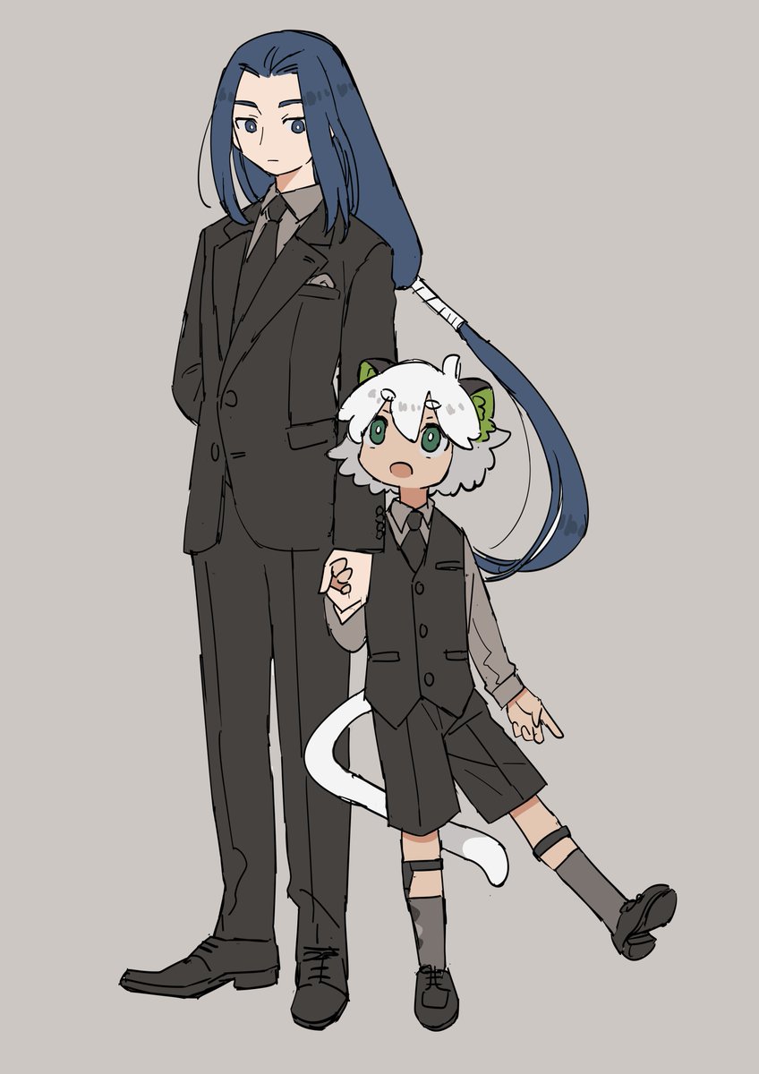 小黒 「無限と小黒 」|zinbei/コミティアM12bのイラスト