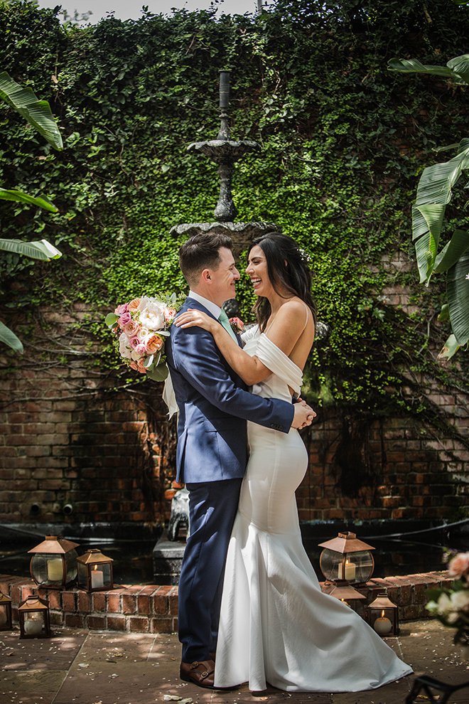Intimate Brunch Wedding at Brennan’s of Houston: ow.ly/Xr3Y50B4xf4 | Photo: <a href="/BlancaDuran/">Blanca Duran</a>  #brunchwedding