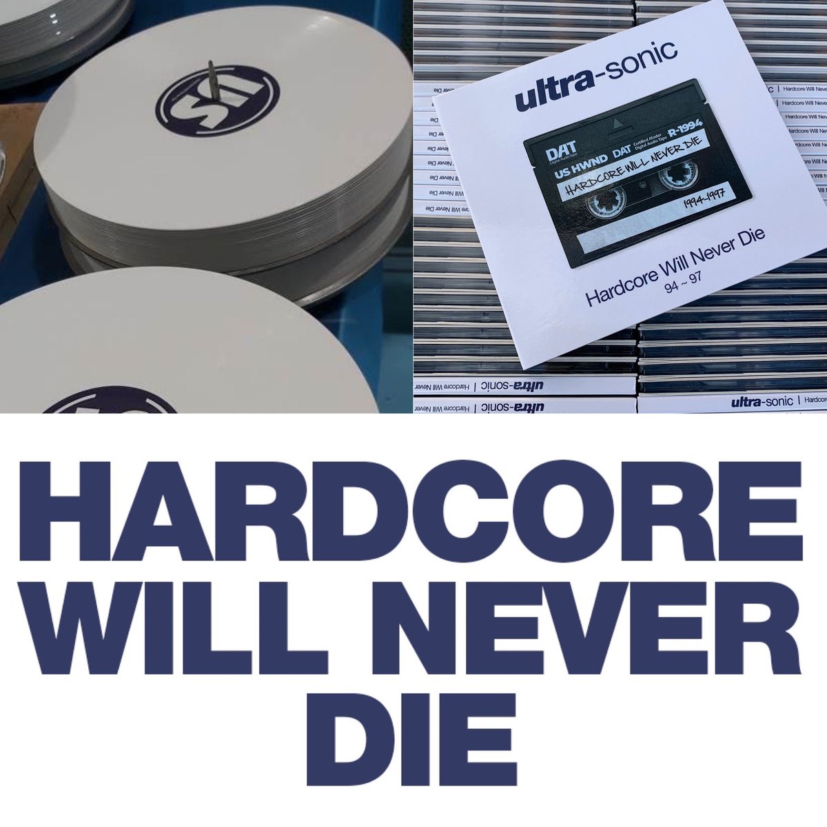 You can NOW order the album on CD &amp; double coloured Vinyl from
ultra-sonic-tekno.co.uk
HARDCORE WILL NEVER DIE
