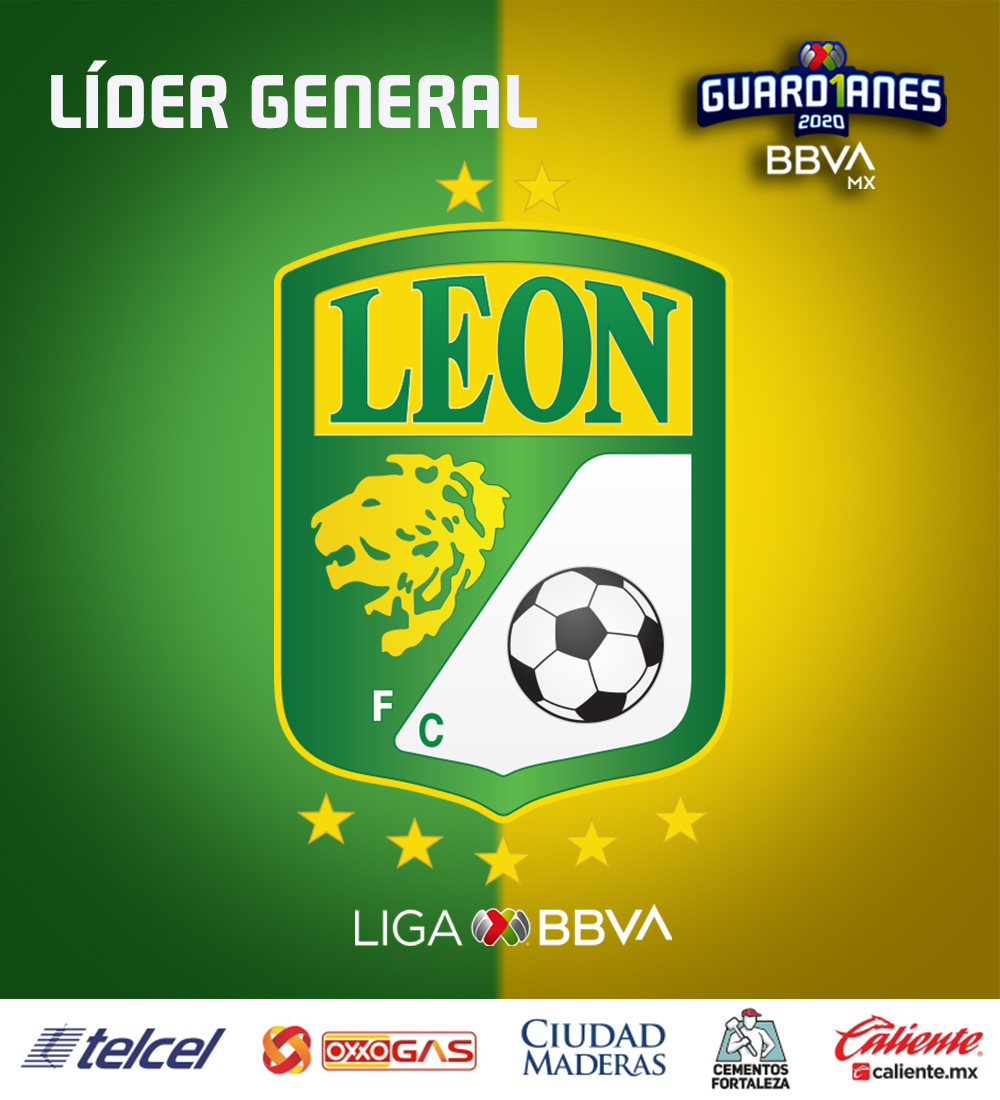LigaBBVAMX's tweet photo. 🔥 ¡LÍDER GENERAL! 🔝

@clubleonfc concluye la Fase Regular del #Guard1anes2020 #LigaBBVAMX en la cima: 12 victorias, 4 empates y solo una derrota.

¡40 PUNTOS! 🦁 https://t.co/EKFE1Y80b6