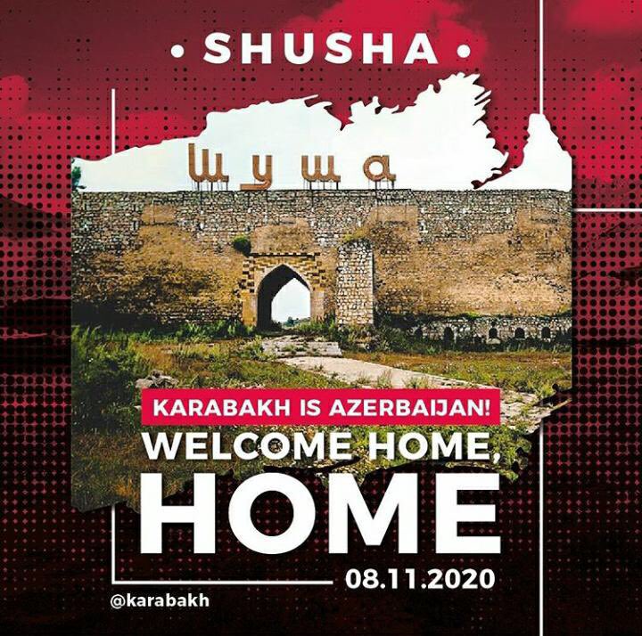 norujova17's tweet photo. City of history, culture, traditions tolerant and friendly people, #Shusha is liberated after 28 long years of occupation.
#KarabakhisAzerbaijan
#StopArmenianAggression
#StopArmenianOccupation https://t.co/G9fmVny3cf