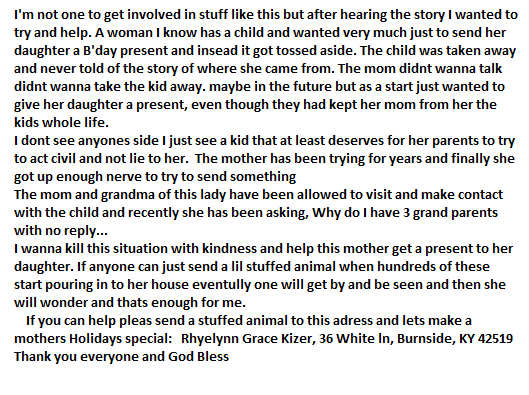 rancidbubba's tweet photo. Everyone Please read this and if you could please share this... Thank you.... @jmitchell42 @BusterDestroyer @nerdshowandtell @BigBadVoodooTV https://t.co/yBig56fugp