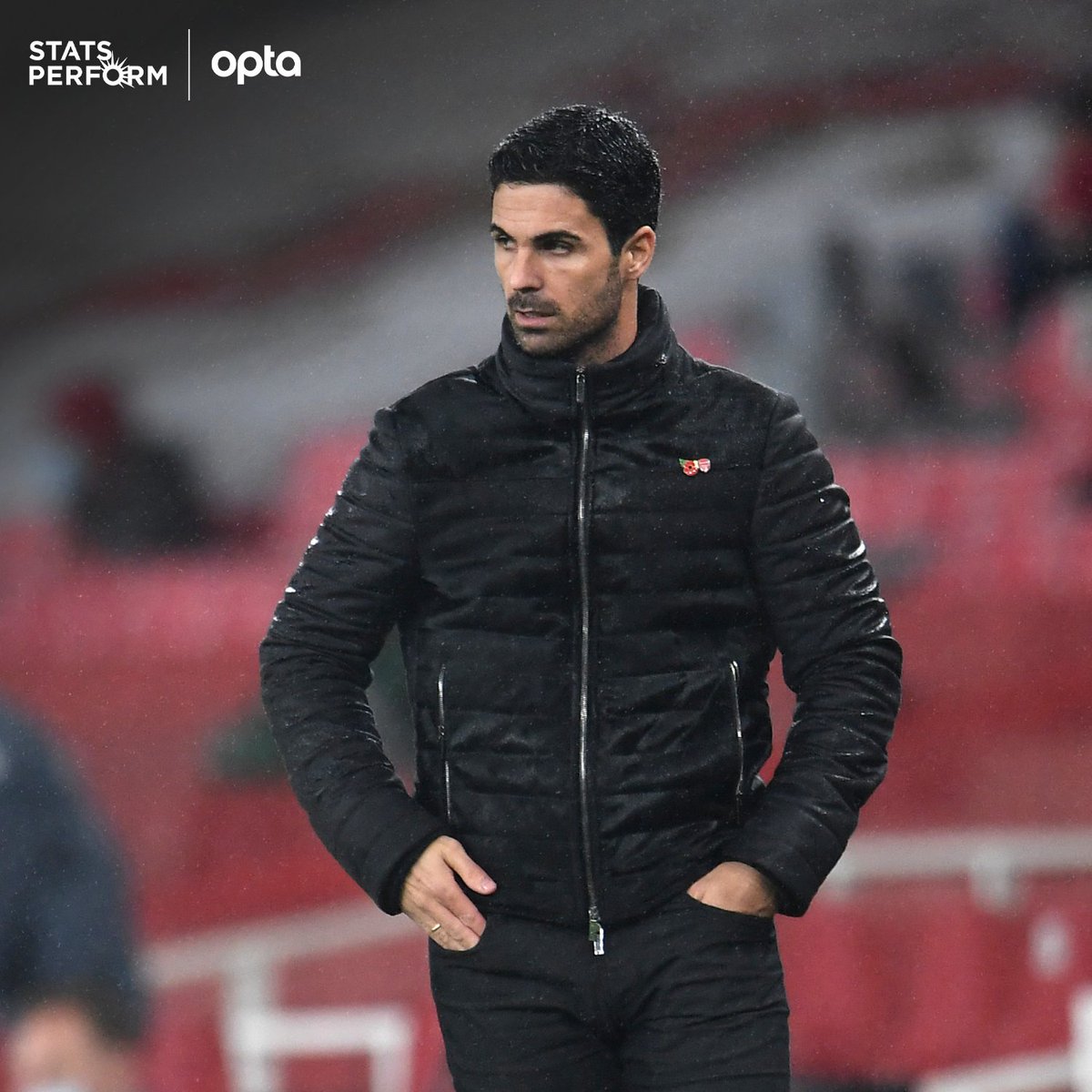 OptaJoe's tweet photo. 1 - Arsenal have only won one of their previous six games under Mikel Arteta when trailing at half time (D2 L4), while they have gone on to lose each of the last four. Adversity. https://t.co/YlwHFDa5mM