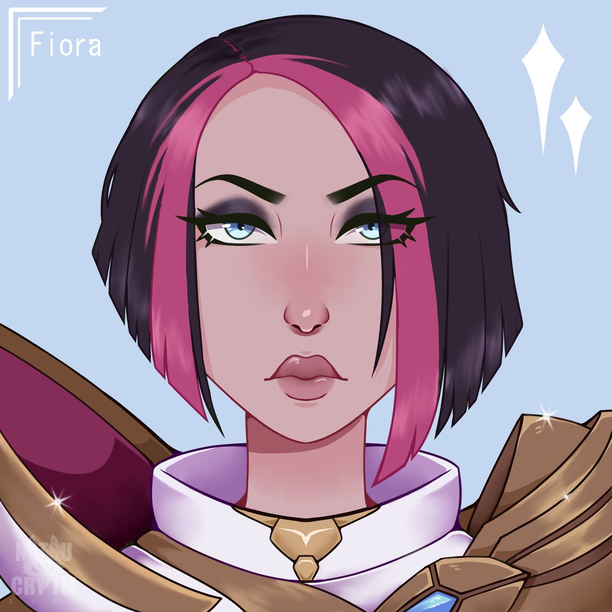 Source. cry tm COMMISSIONS OPEN on Twitter: Fiora League Of Legends. 