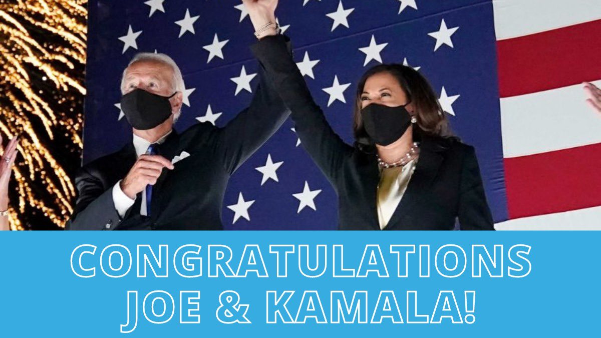 LibDemInternat's tweet image. Congratulations @JoeBiden &amp;amp; @KamalaHarris. A great victory for hope, unity and democracy. #Election2020