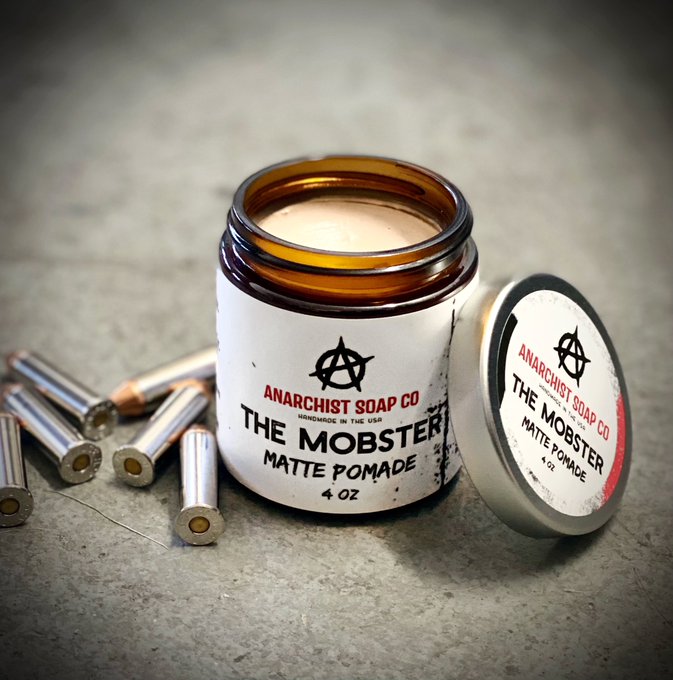 Brand new! The Mobster Matte Pomade! Unorthodox water-based. Heavy hold, matte finish, water soluble