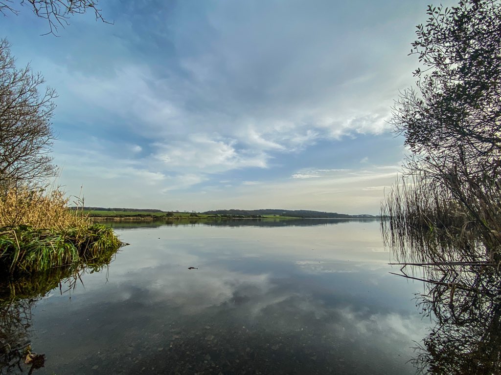 Llyn Llywenan near Bodedern, Anglesey. Largest natural lake on the island. Beautiful. #ynysmon #anglesey