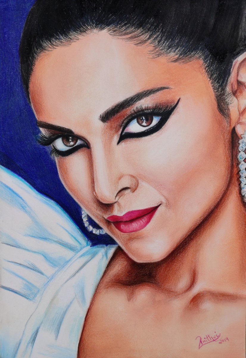 Deepika Queen Padukone!!! Artwork of  #DeepikaPadukone in Soft Pastels.  #13YearsOfDeepikaPadukone  @DeepikaPFC  @TheDeepikaFC  @deepikapaddicts