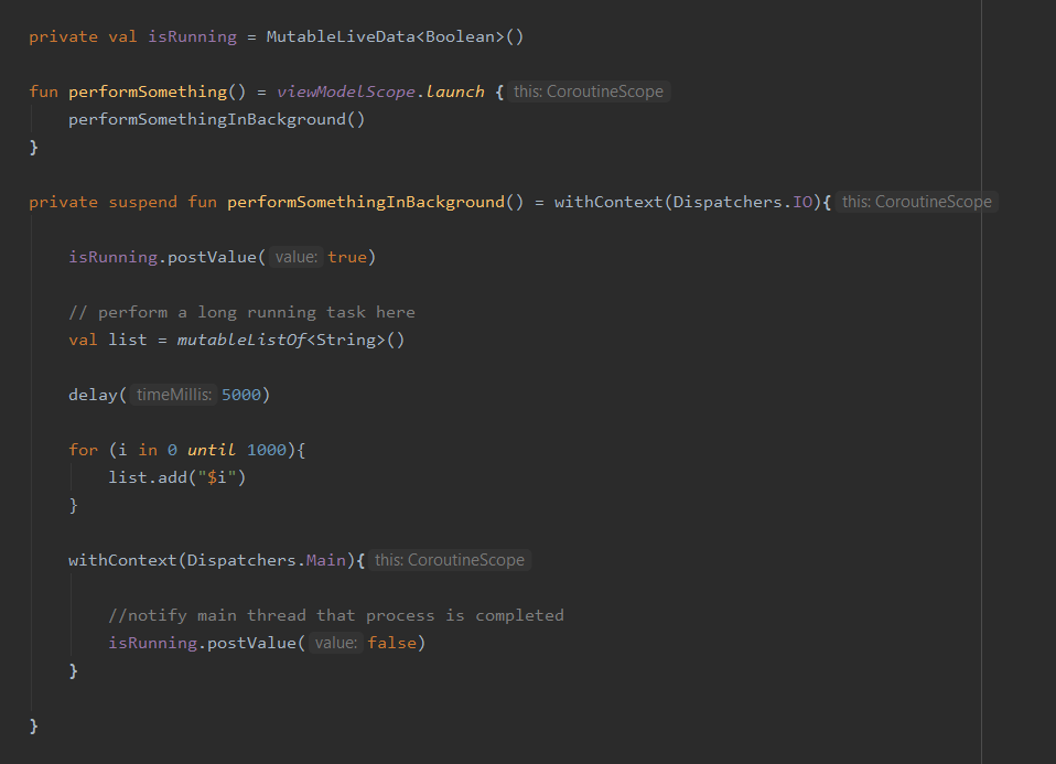 raystatic_'s tweet photo. #AndroidBytes
#AsyncTasks are now depriciated and #coroutines are the new legends.
Do you also want to switch from AsyncTask to coroutines?
Here is an example to perform a long running task in a #viewmodel.
#androiddevelopment #coroutines #kotlin #asynctask
@Android  @AndroidDev https://t.co/Y9d8W5z0k8