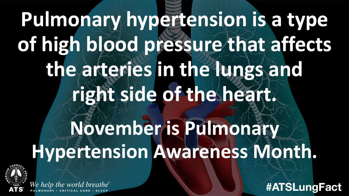 There are several different categories of pulmonary hypertension (PH). It is important for newly-diagnosed patients to find a PH specialist who can accurately find what is causing their PH and develop a treatment plan that is right for that specific type of #PH. #ATSLungFact