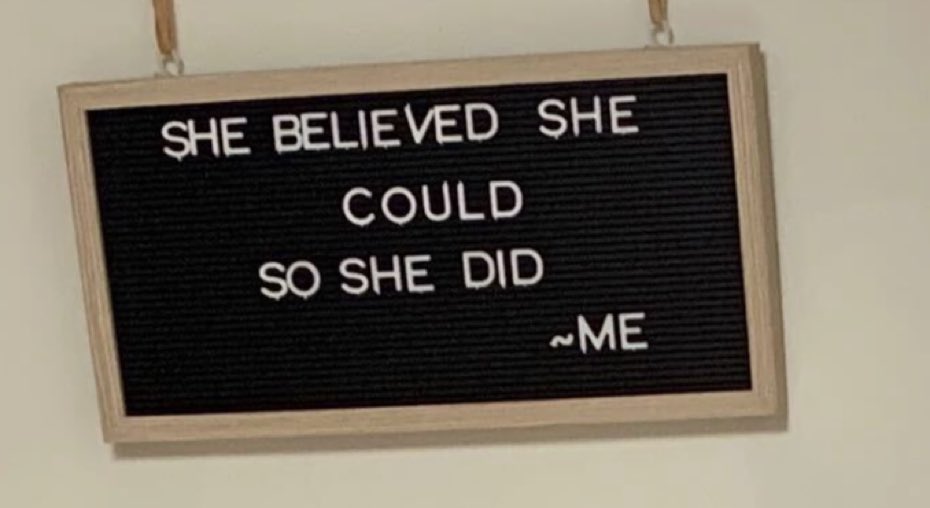 bobbiecochrane's tweet photo. This is my daughter’s mantra...to you @KamalaHarris Vice-president elect! https://t.co/Xu4IUKFSUf