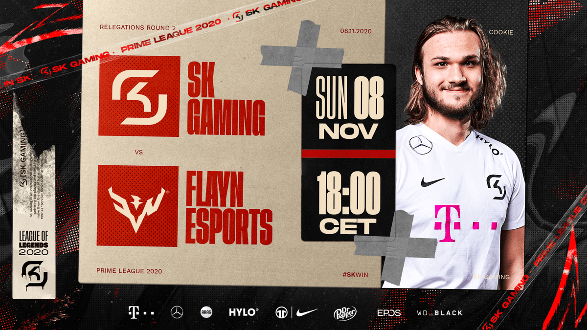 SKGaming's tweet photo. One more Bo5 to defend our spot in @PrimeLeague! We face @FYNeSports in one hour!
🕕 18:00 CET
📺 https://t.co/PcywnKwH19
#SKPRIME #SKWIN https://t.co/dWxbQC9qRQ