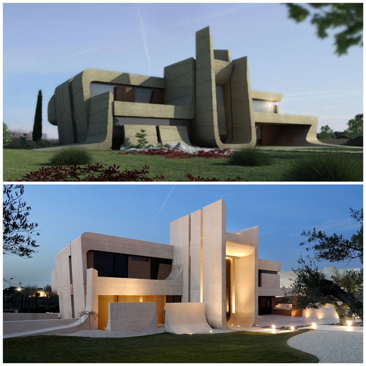 JoaquinTorres_V's tweet photo. Nuestra Moka House
Comparación de imágenes de proyecto con foto final... https://t.co/Sxkq2em1m0