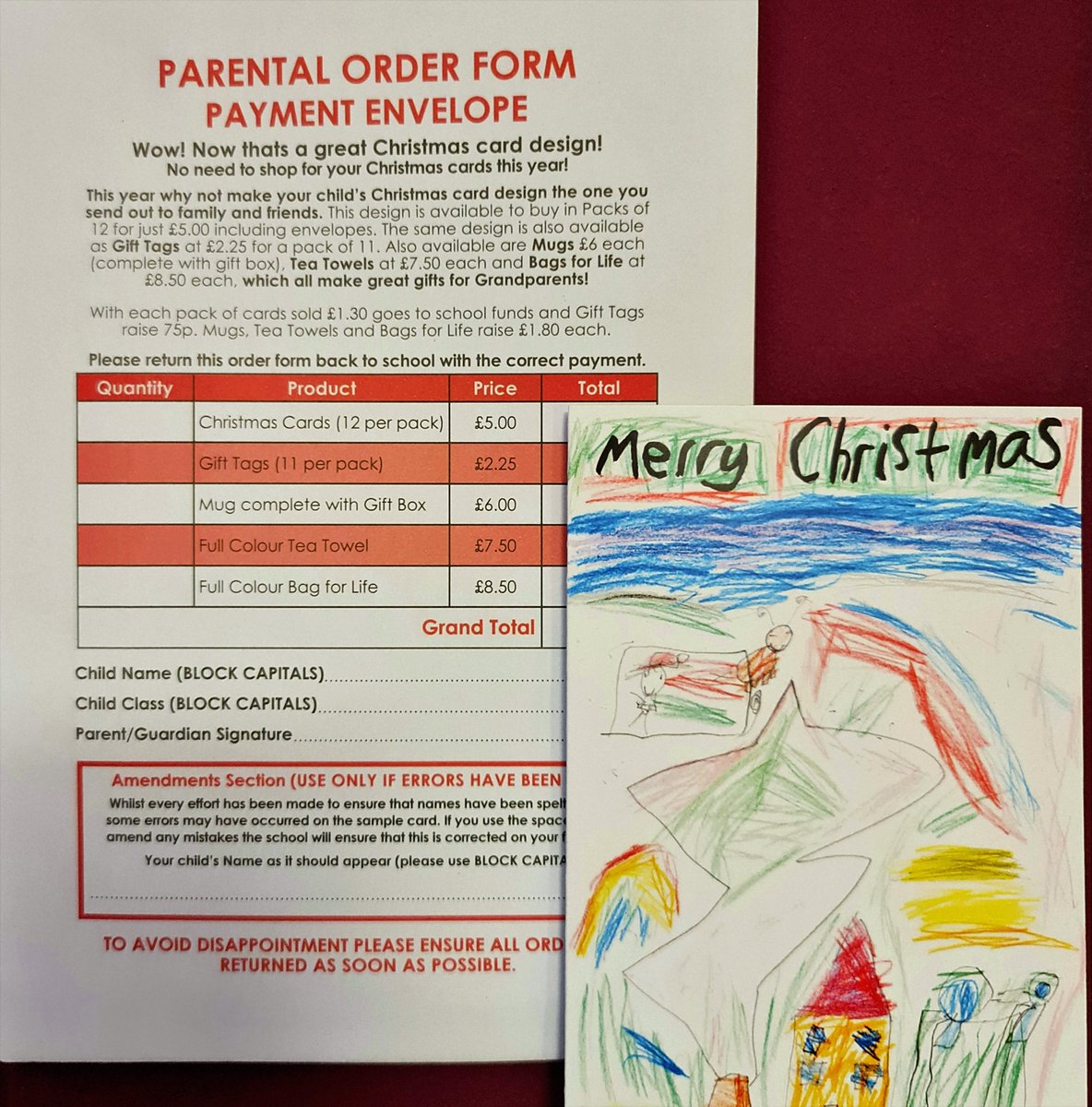 primary_council's tweet photo. CHRISTMAS CARD DEADLINE EXTENSION 🎅
As some learners only attend nursery at the start of the week, the deadline has been extended to THIS TUESDAY 10th NOV to allow them (and anyone else) a better opportunity to purchase any of the products

@bannps @bannps_nursery_ @MrsGalfredi https://t.co/IwIU5F1uIC