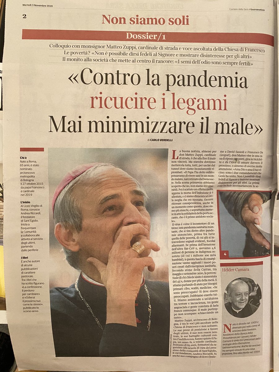 EAutolitano's tweet photo. “Non è possibile dirsi fedeli al Signore e mostrare disinteresse per gli altri” #donmatteozuppi #zuppi @jaynepalorg https://t.co/RmmSzNGvV9