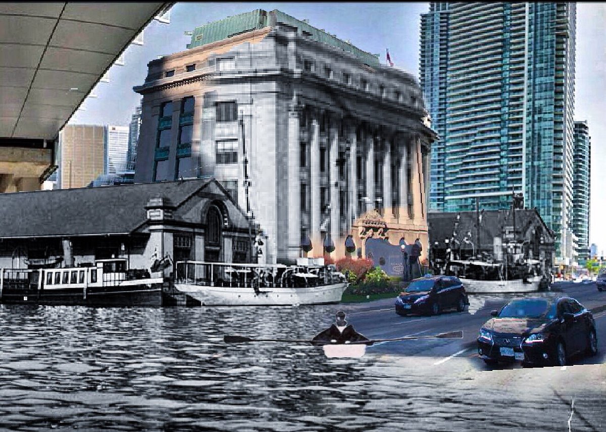 from_toronto1's tweet photo. Beautiful warm day in @cityoftoronto , #sundayvibes #photooftheday #TorontoRemembers #torontoharbourfront #heritage #architecture #blackandwhite #torontolife #PhotoEditing https://t.co/tdgJazpC9Z