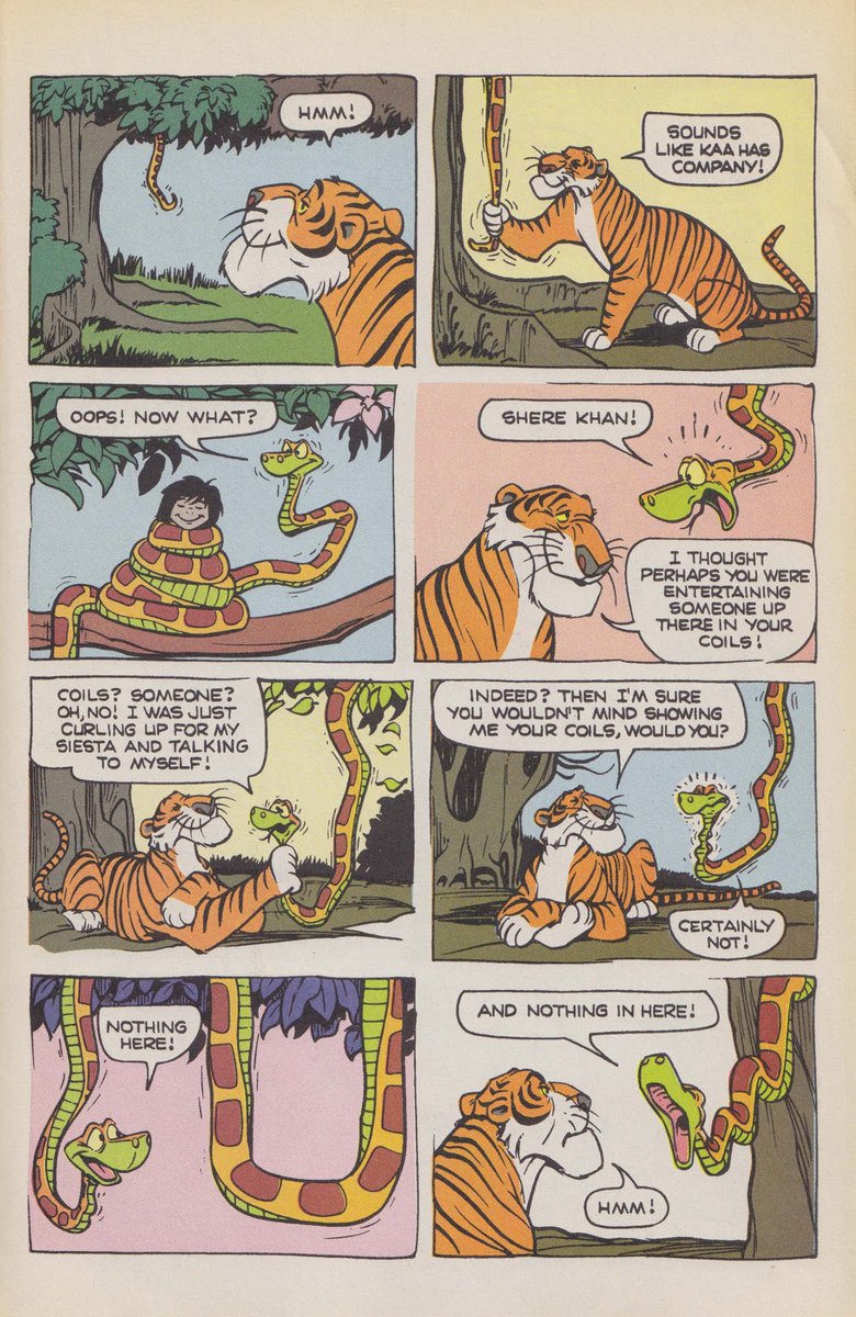 Tarolewd's tweet photo. The Jungle Book Comic - Kaa and Mowgli Second Encounter https://t.co/ZmMy4oj5Xd