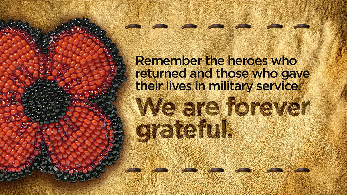 Today is National Indigenous Veterans Day. We honour and remember our Indigenous men and women who have served in the wars and continue to serve this country and the freedom we enjoy.
#nationalindigenousveteransday