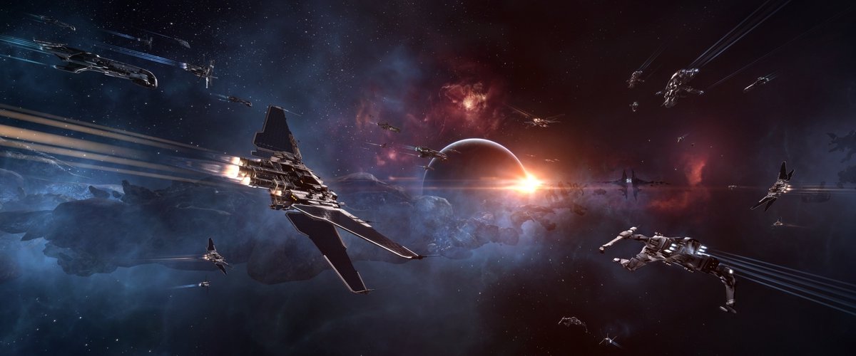 EVE is centered mostly on flying virtual spaceships, and especially on combat between those spaceships. Combat can be either against computer-spawned enemies, known as player-vs-environment (PVE), or against ships flown by other human players, known as player-vs-player (PVP).