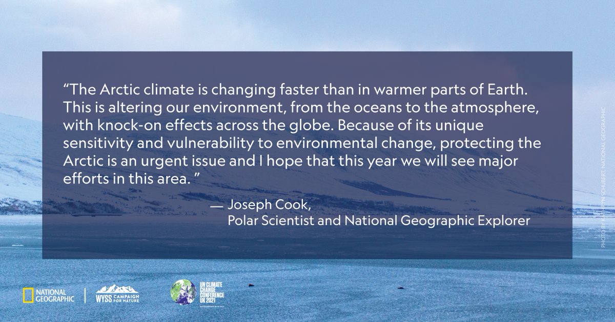 FCDOGovUK's tweet image. “The Arctic climate is changing faster than in warmer parts of Earth”

Polar scientist, Dr Joseph Cook, outlines why we need urgent action in the run-up to #COP26 next year.

@InsideNatGeo #COP26Ambition #TogetherForOurPlanet