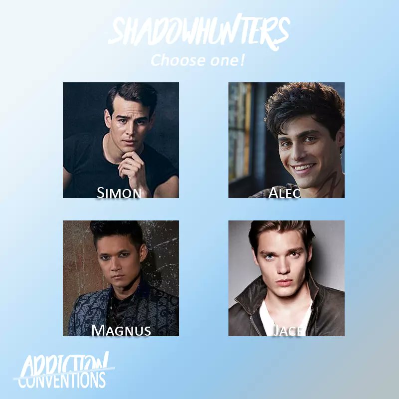 AddictionConv's tweet photo. LAST BUT NOT LEAST ! 
➰ SHADOWHUNTERS ➰
#THOS4 #TheHuntersOfShadow #Shadowhunters @WeventsProd https://t.co/PI74VDR7n1
