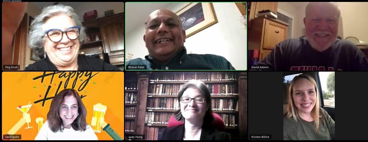 echobarry's tweet image. ASE foundation happy hour with David and Peg