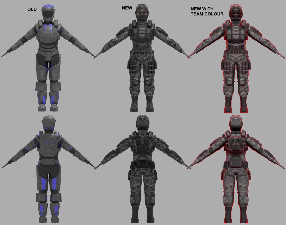 ShadedSoftware's tweet photo. New updated model for the marine, out in next update
#indiegame #gamedev #madewithunity #unity3D #shooter #gaming #pcgames https://t.co/TAD7FCYz0n