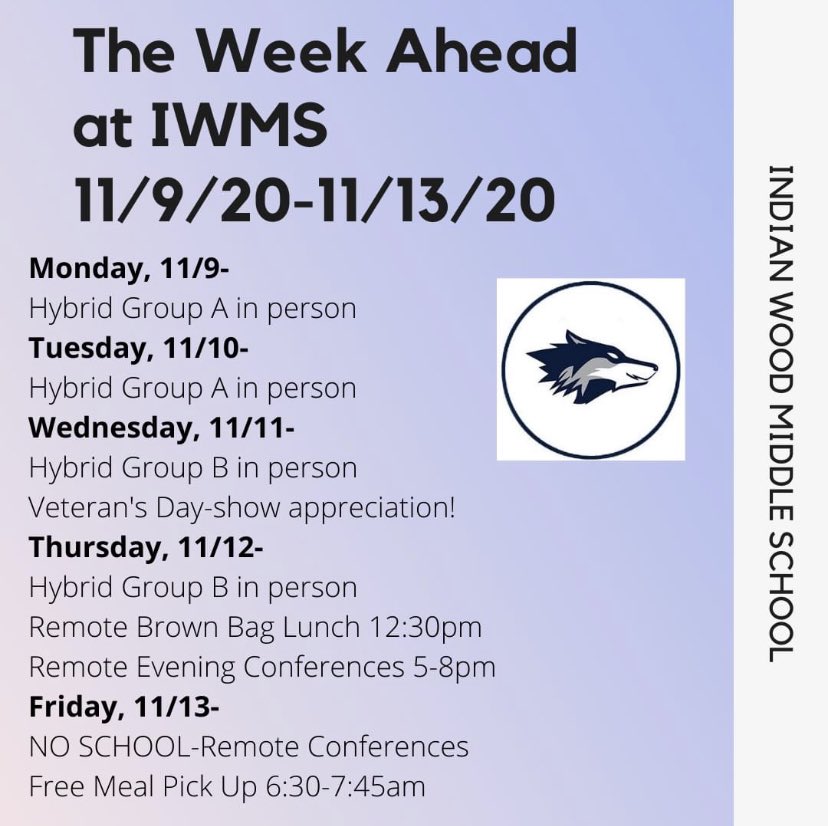 IwmsPta's tweet image. #iwmspta #iwms #iwmswolves #theweekaheadiwms