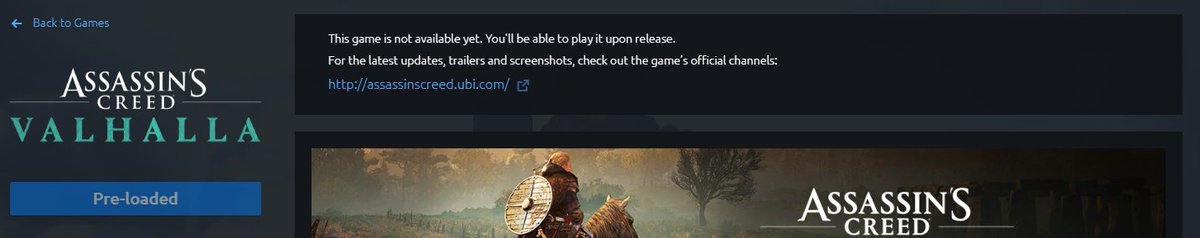 TvBenchmark's tweet photo. Assassin's Creed Valhalla pre-load done. Will definitely do benchmarks once it drops
#acvalhalla #AssassinsCreedValhalla https://t.co/tr8s1tJTsW