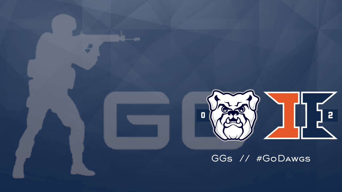 BUClubEsports's tweet photo. GGs to @Illini_esports, who took the win over #ButlerCSGO Friday night in @CSLEsportsgg play #GoDawgs https://t.co/vAzAJHxRwt