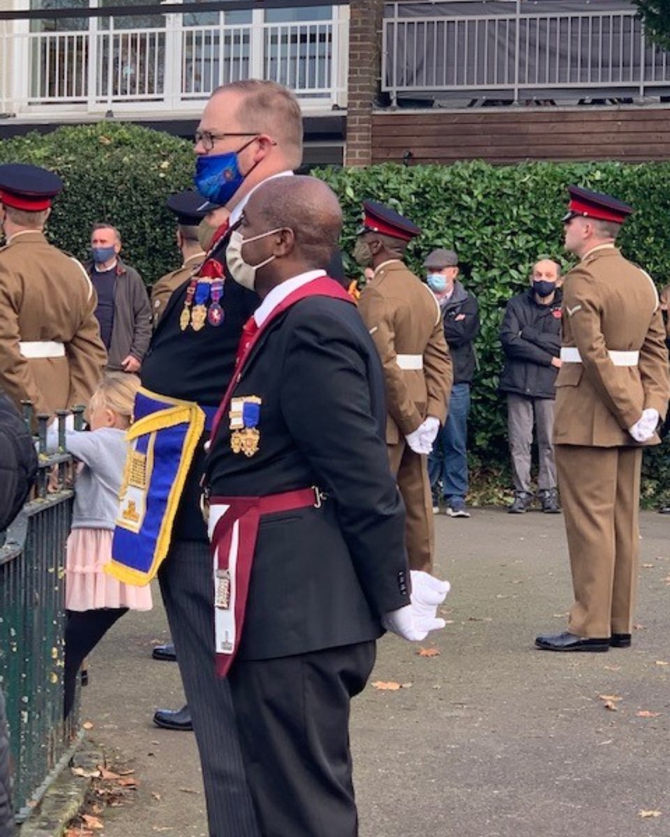 Our APGM and our newly appointed Steward awaiting the start of the proceedings this morning.

#westkentfreemasons #lestweforget #rememberancesunday