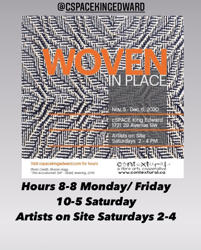 contexturalart's tweet image. The show is on! #fibre #fibreart #textiles #artshow #exhibition #yycart #yycartists