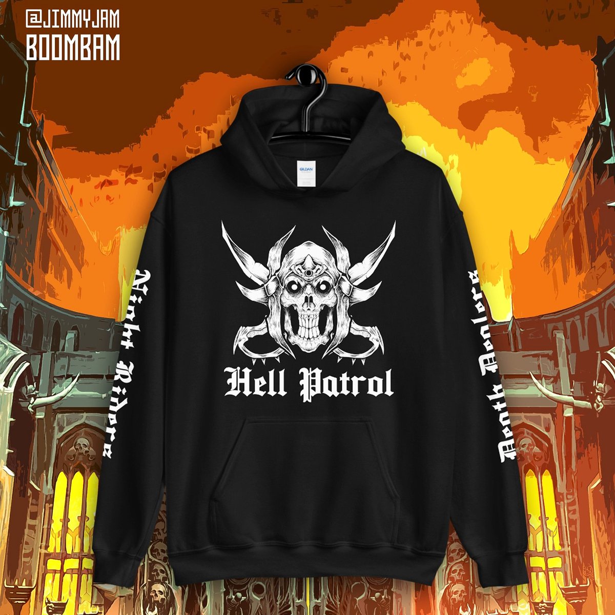 If you know my, you know F*cKng Love Judas Priest... This one's for everyone in the Hell Patrol out there 😌 the sides of the hoodie say "Night Riders" and "Death Dealers" 

jimmyjamboombam.com

#hellpatrol #demonart #jimmyjamboombamart #jimmyjamboombam #metalart #metalband