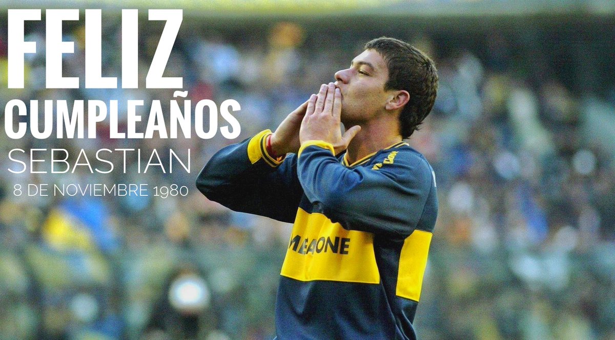 ¡FELIZ CUMPLEAÑOS SEBA!
8 de noviembre de 1980
Nacía en la ciudad de Santa Fe, Sebastián Battaglia, volante central que jugó 300 partidos con la camiseta de Boca Juniors y es el jugador que mas titulos ganó con la azul y oro, tiene 17.

GRACIAS POR TANTO 
Te deseamos un gran año