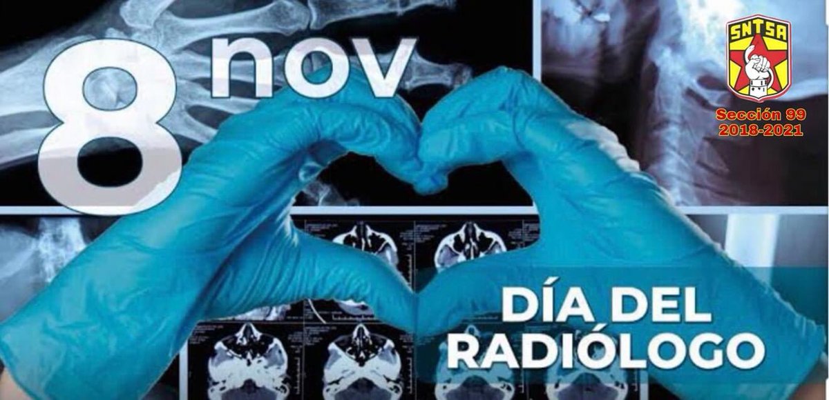 VallejoChava35's tweet image. ¡Feliz día del Radiólogo!

&quot;Lo esencial es invisible a los ojos&quot; 
Dijo el principito Radiólogo. 

La Sección 99 Felicita y Reconoce de Corazón a cada uno de los integrantes del equipo de imagen y Radiología que día con día hacen una Gran labor en nuestro HRAEB