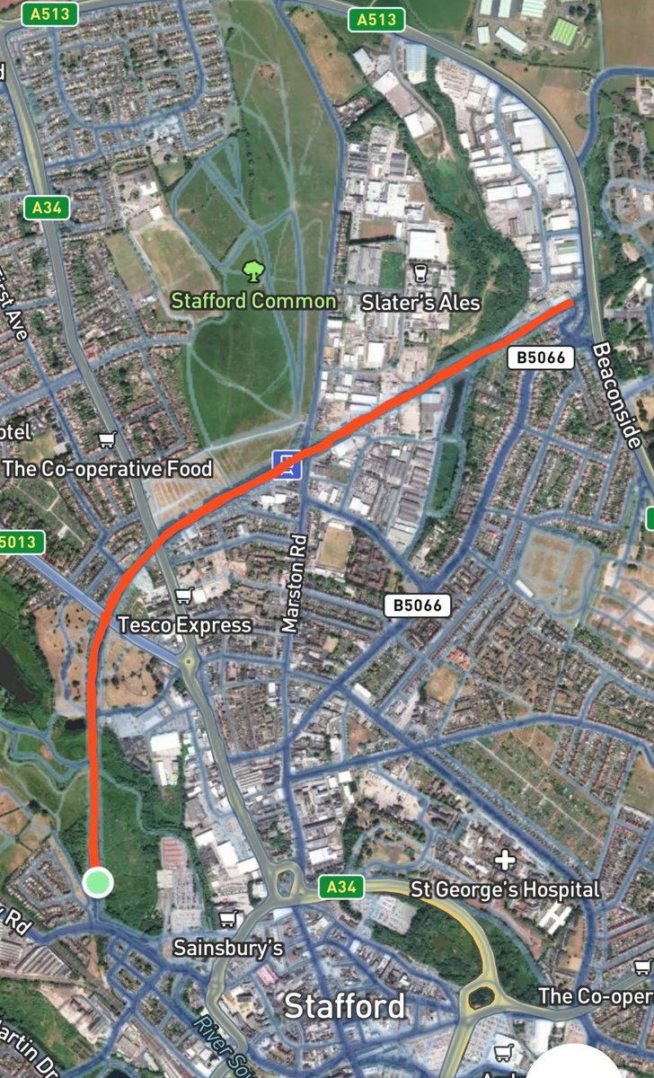 MandyFlyMe71's tweet photo. Hurting today so a bit slow but lockdown 2 Rising Brook Runners challenge 1 - run a 5k at the weekend - done ππ½ββοΈ#IsabelTrail #Run #5k #Stafford https://t.co/81Y1K4kGXr