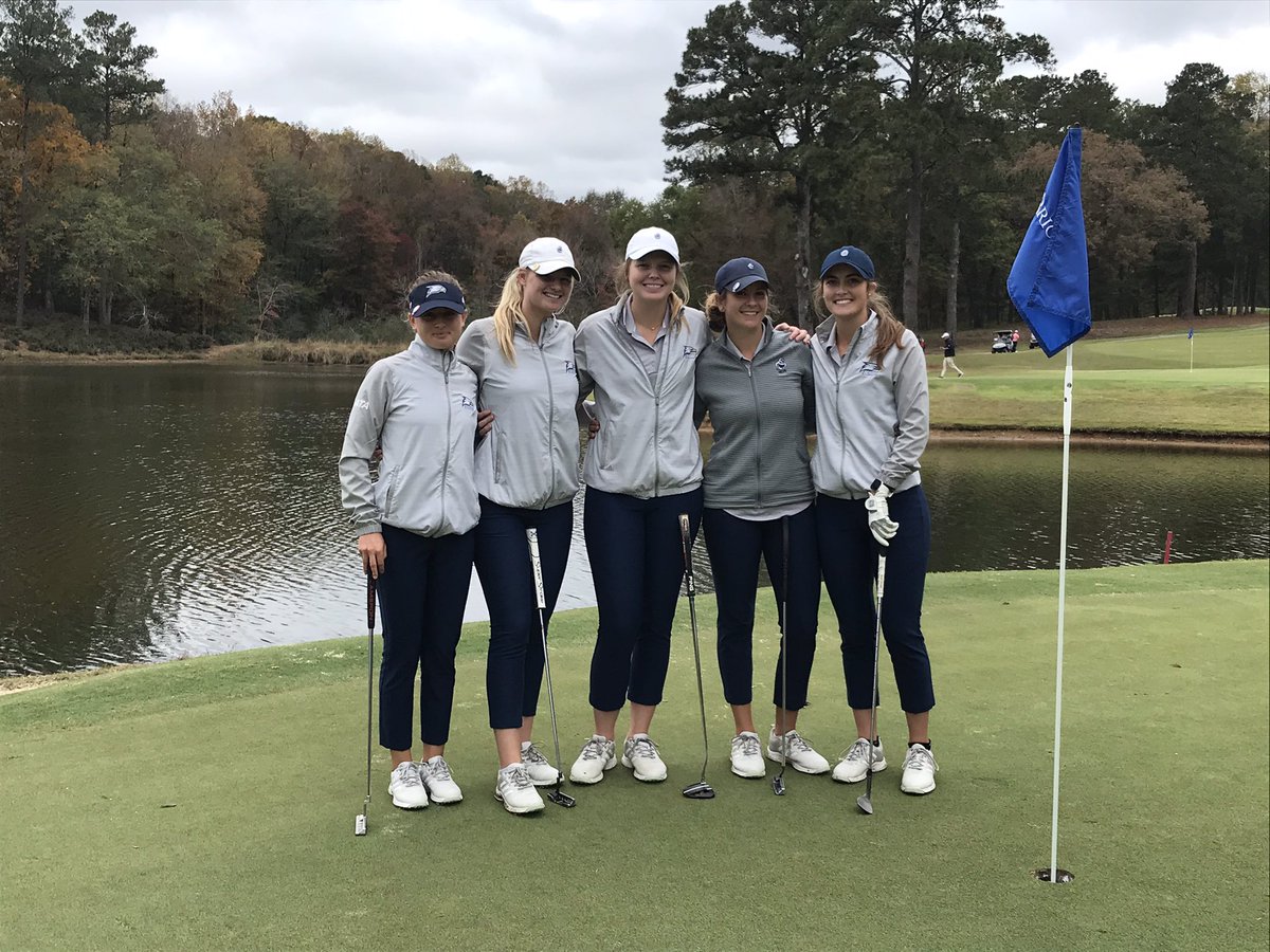 GaSouthernWGolf's tweet photo. Practice round 🦅 #HailSouthern https://t.co/fw276zvWw2