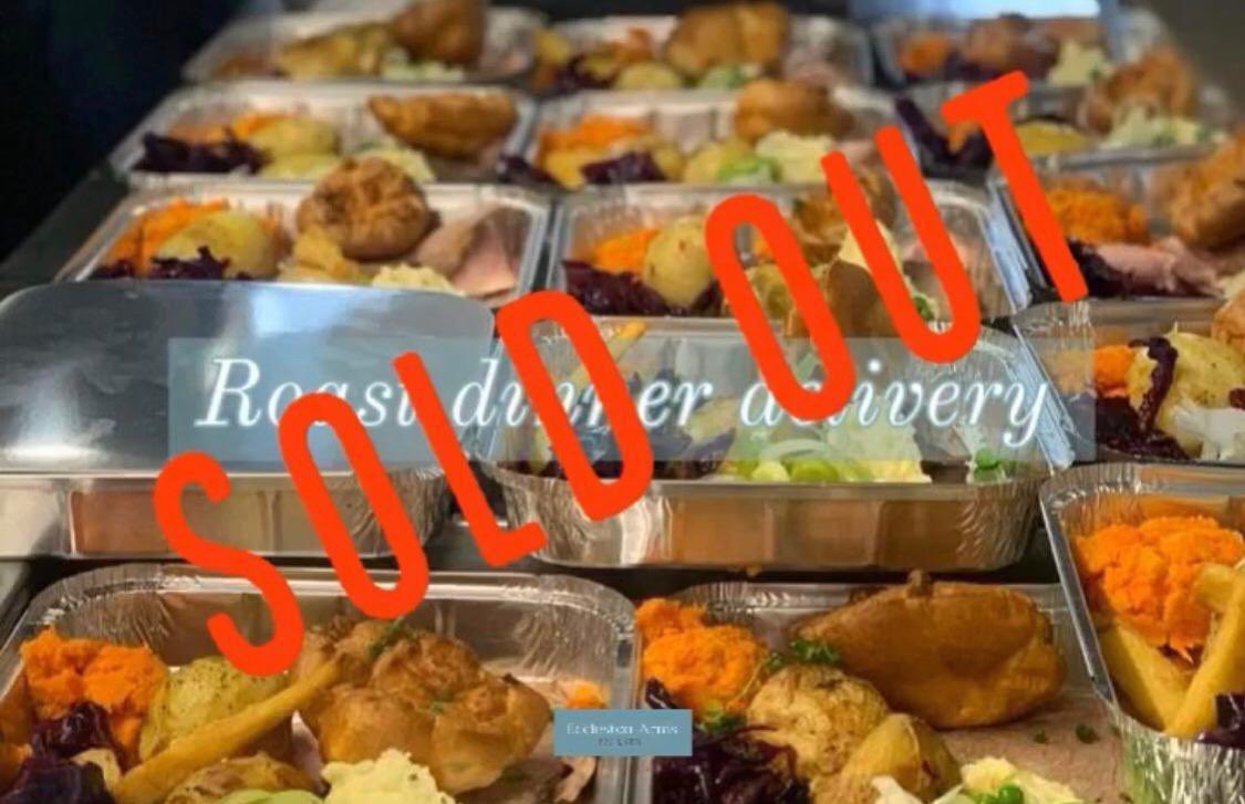 EcclestonArms's tweet photo. We are now *SOLD OUT* of our #SundayRoasts
Please call 01744881881 to book yourself in for next #Sunday
#NoCookingSunday https://t.co/UfHS806KSh