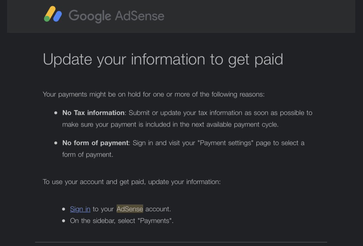 ios_surge's tweet photo. @TeamYouTube Even if your payments on hold on google Adsense can you still monetize your videos and still make money from those videos? Also when you eventually update your info will all the money you made start coming in? https://t.co/XlXUJZYwFp